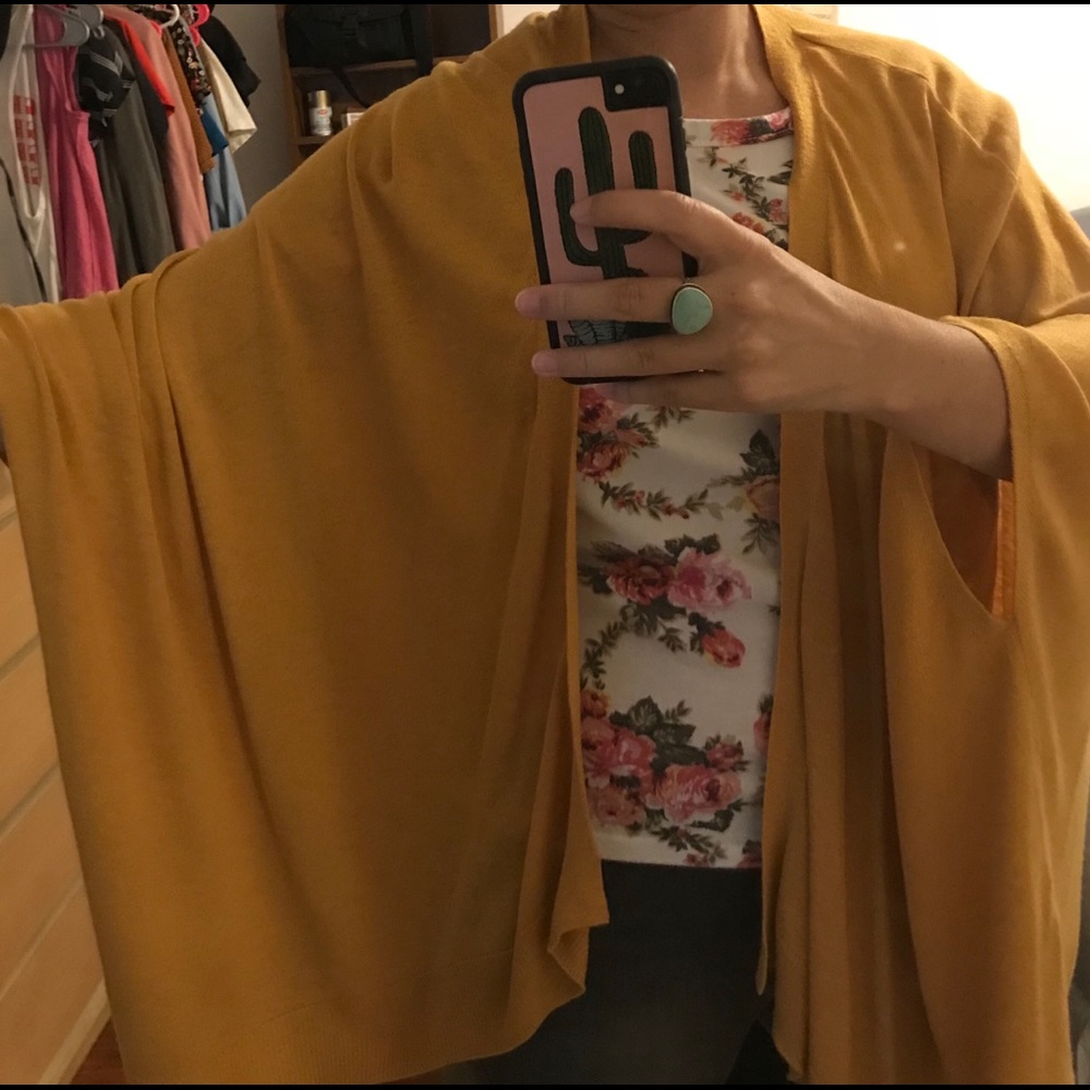 Mustard colored sweater